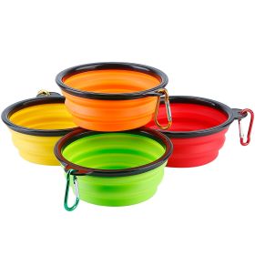 water4Pcs Silicone Collapsible Dog Bowls BPA Free Travel Dog Bowl Foldable Dog Food Water Bowl